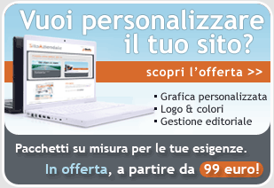 guarda le nostre offerte per personalizzare e gestire il tuo sito su Sitonline
