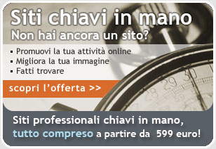guarda le nostre offerte per comprare un sito chiavi in mano